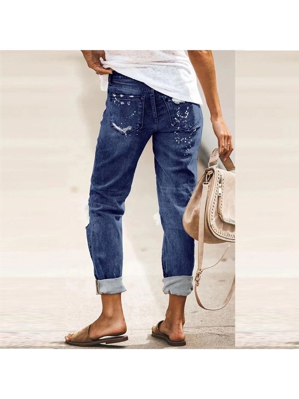 Distressed Denim Jeans - Picture 3 of 3